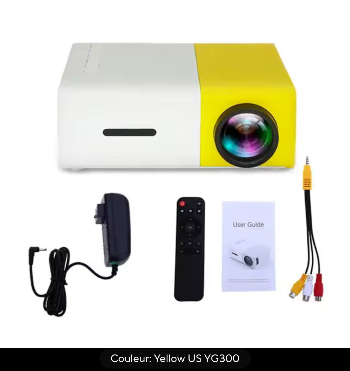 Mini LED Projecteur Cinéma Multimédia 1080 p  محمول لتدريس و الترفيه  (Data show) جهاز عرض